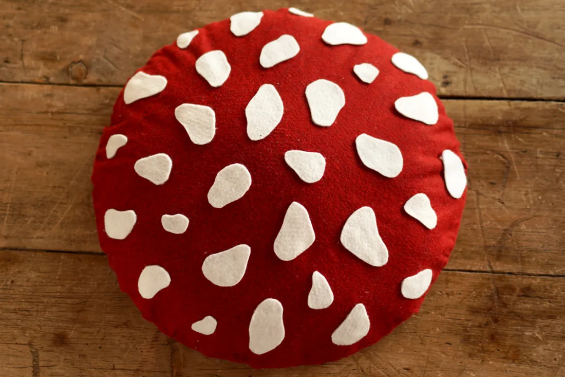 DIY No-Sew Mushroom Toadstool Costume