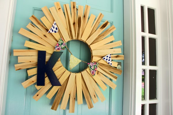 Winter Style | Wooden Shim Wreath